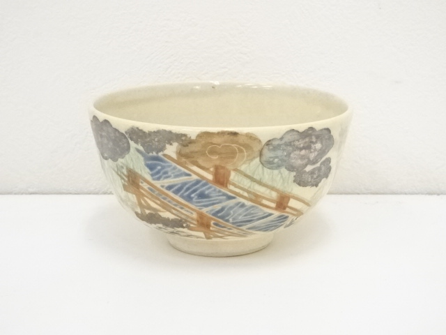 JAPANESE TEA CEREMONY / CHAWAN(TEA BOWL) / KYO WARE